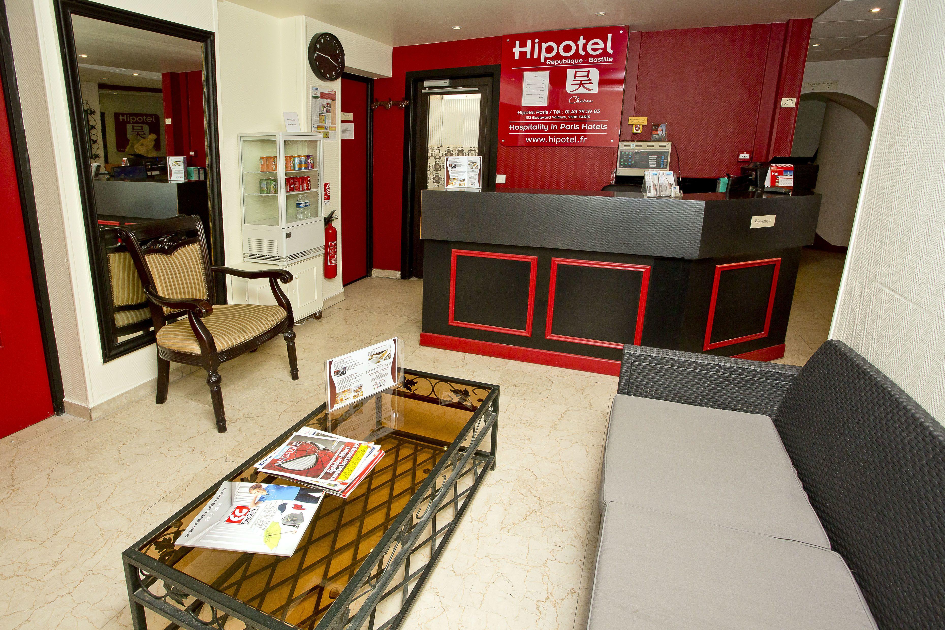 Hotel Hipotel Voltaire Bastille 3*